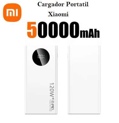 Xiaomi 120W 50000mAh carga rápida