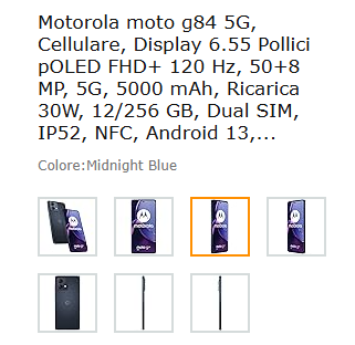 Motorola moto g84 5G - 12/256 GB