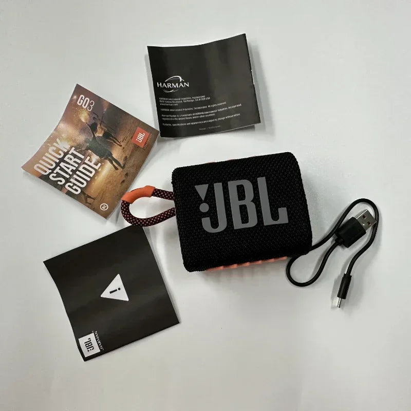 JBL Go3  Portable Waterproof Speaker - Original