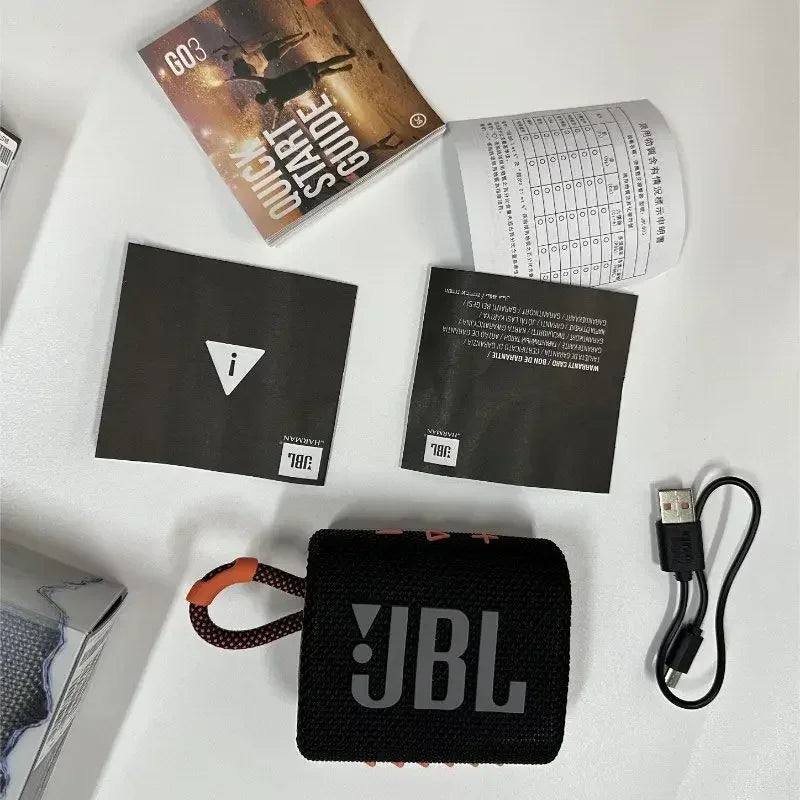 JBL Go3  Portable Waterproof Speaker - Original