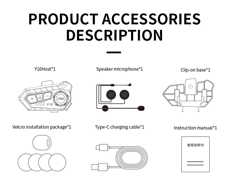 Auriculares Bluetooth para casco de motocicleta