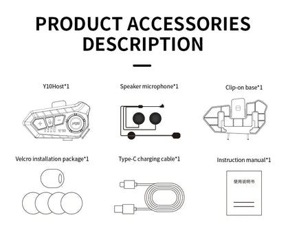 Auriculares Bluetooth para casco de motocicleta