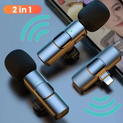 Micrófono inalámbrico de Audio y vídeo para teléfono, portátil