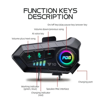 Auriculares Bluetooth para casco de motocicleta